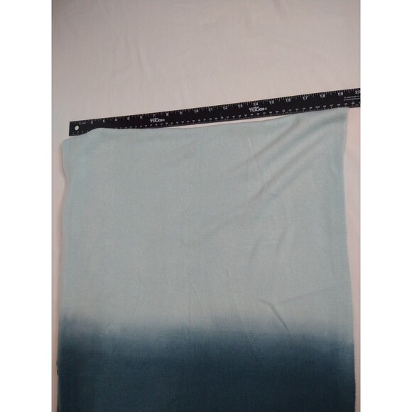 New without Tag Unbranded Blue watercolor ombre button up Scarf shawl wrap shrug - Picture 5 of 7